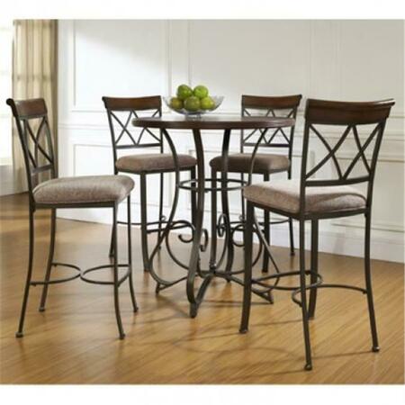 POWELL 5 Piece Hamilton Pub Table Set, 5PK 697-404M3